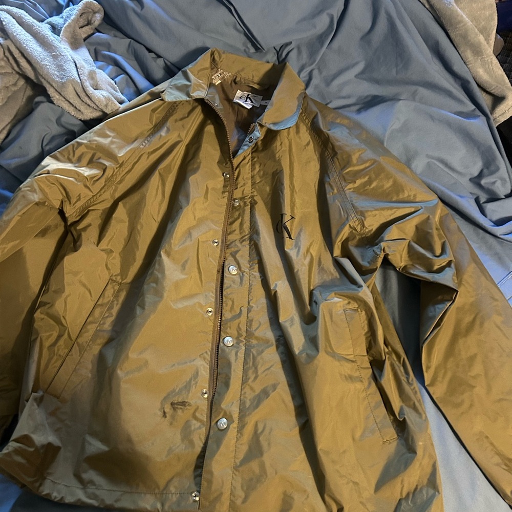 Calvin Klein Jeans Olive green Men's Jacket